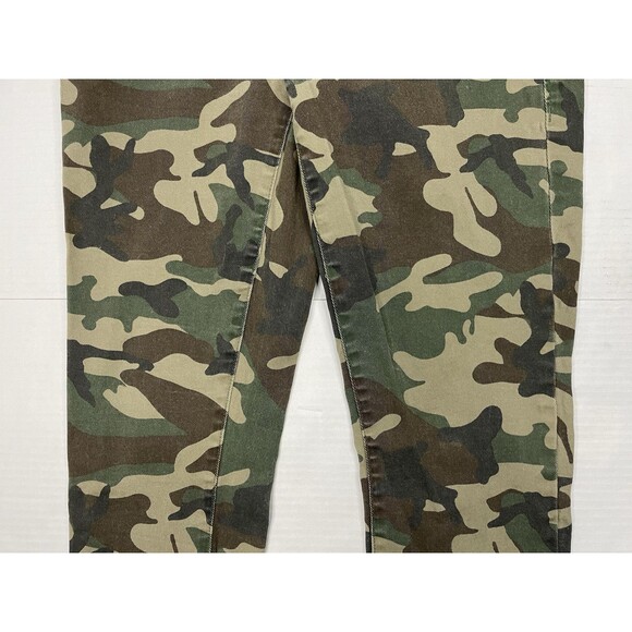 True Religion Women 30 Jeans Jennie Curvy Skinny Stretch Camo Military Urban Y2K - Picture 5 of 16
